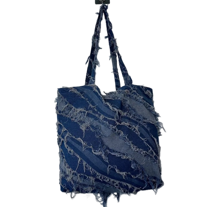 Denim Stylish Tote Bag - WINI