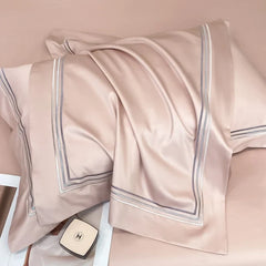 1Set 200S Luxury 100% Cotton Hotel Style Bedding Set Pure Cotton Duvet Cover Fitted sheets Style  Pillowcase
