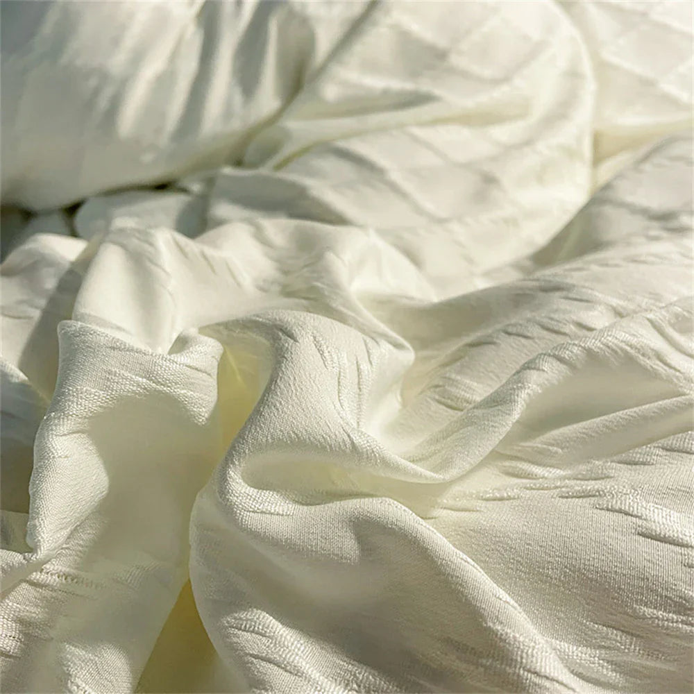 Bedding Set Fashion Skin Friendly Fabric Home Hotel King Size Single Double Bed Set Duvet Cover Quilt Cover Pillowcase Bed Linen