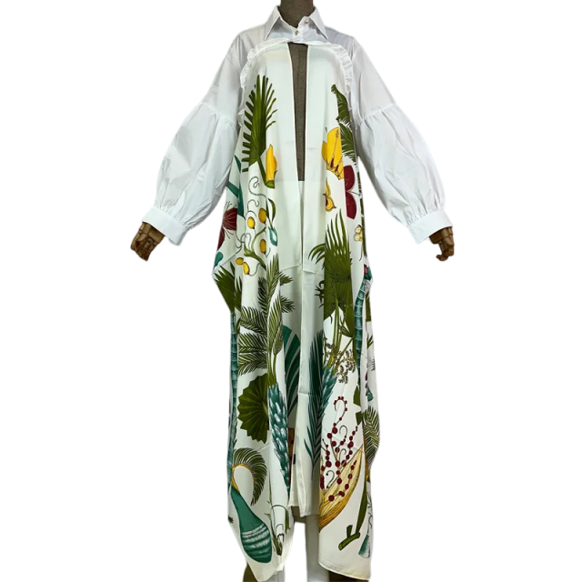 Trendy Long Sleeve Printed Cardigan - WINI