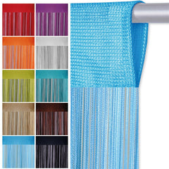 100CM X 200CM Thread Curtains Screen Ribbon String Divider Blind for Living Room Door Wall Window Panel Tassel Curtain