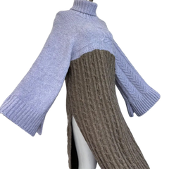 Knit Pullover Kaftan Dress  - WINI