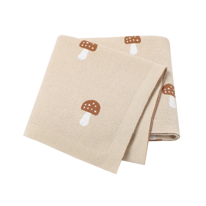 Baby Blankets Newborn Swaddle Wrap 100*80 CM Cotton Knitted Infant Kids Stroller Bedding Quilt Super Soft Children's Accessories