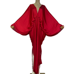 Elegant  Silk Kaftan Dress - WINI