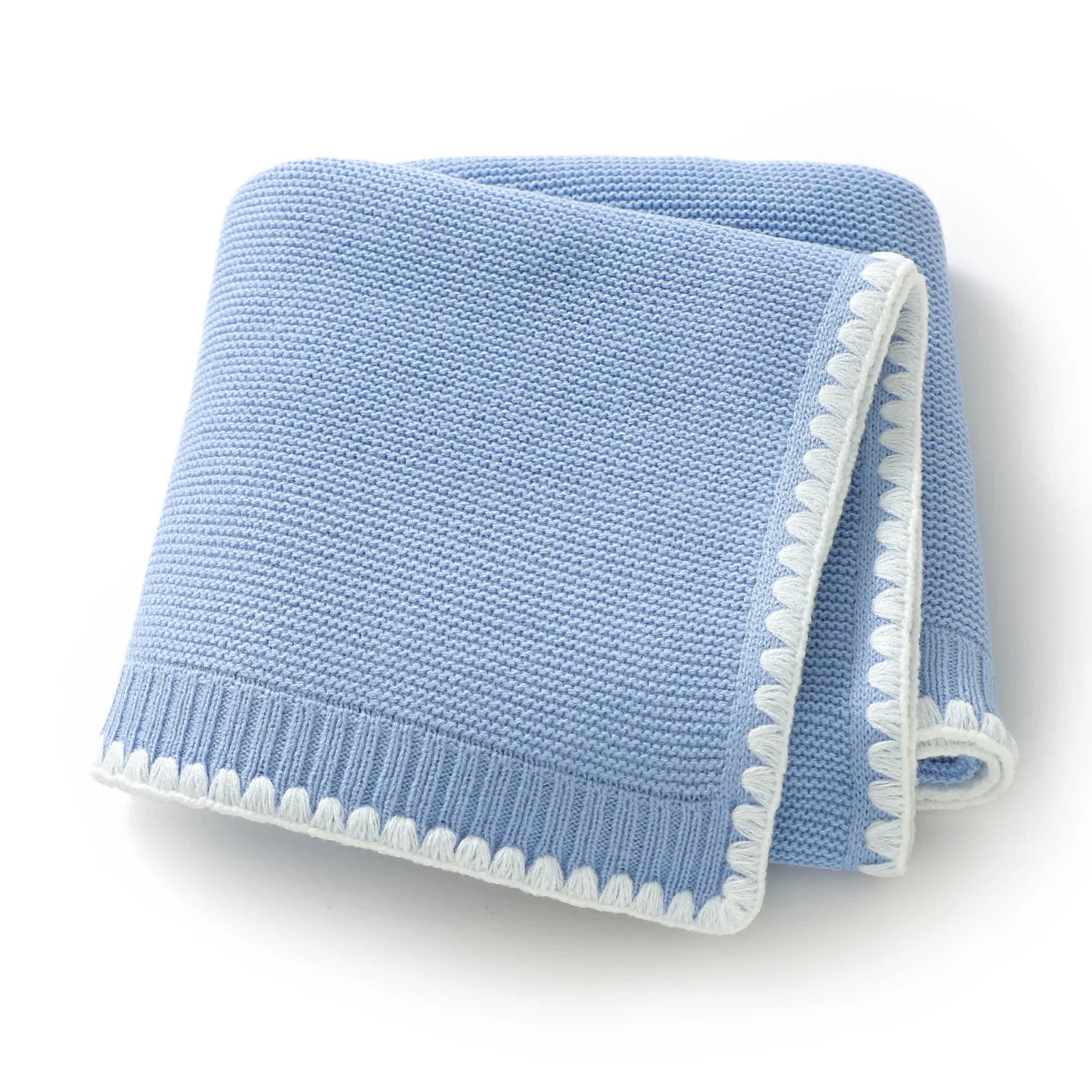Baby Blankets Knitted Newborn Boy Girl Bedding Quilt 90*70CM Plaid Infant Stroller Swaddle Envelop Wrap Fashion Solid Super Soft