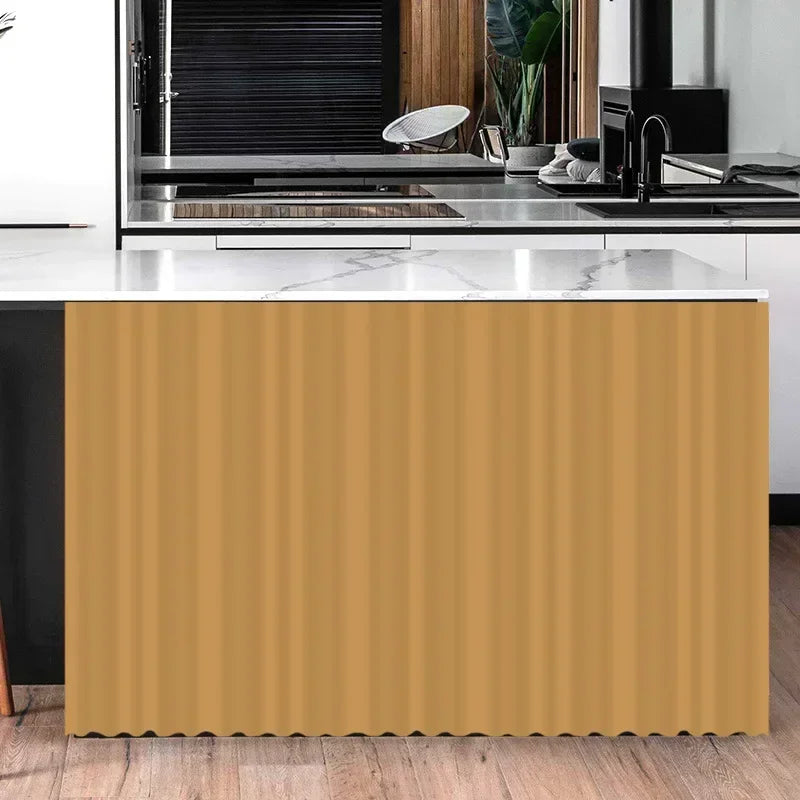 Kitchen Cabinet Curtain Dustproof Cupboard Wardrobe Cover Self-Adhesive Short Curtains Cabinet Bookcases Cortina Rideaux