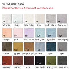 100% Pure Linen Bed Skirt Natural Flax Single/Queen/King Size Bed Sheet Ruffles Non-slip Fitted Sheet Cover Bedspread