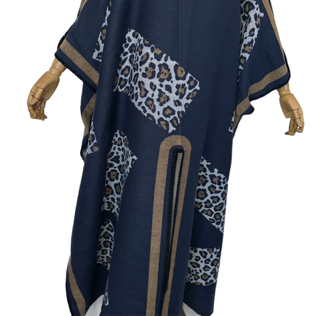 Elegant Winter Long Cloak Kaftan - WINI