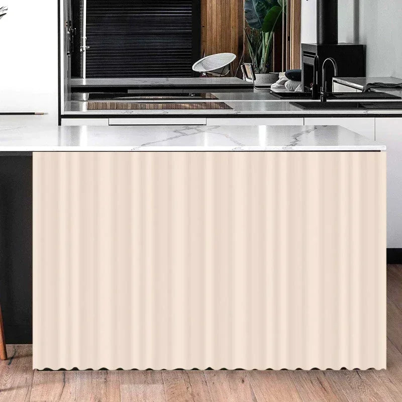 Kitchen Cabinet Curtain Dustproof Cupboard Wardrobe Cover Self-Adhesive Short Curtains Cabinet Bookcases Cortina Rideaux