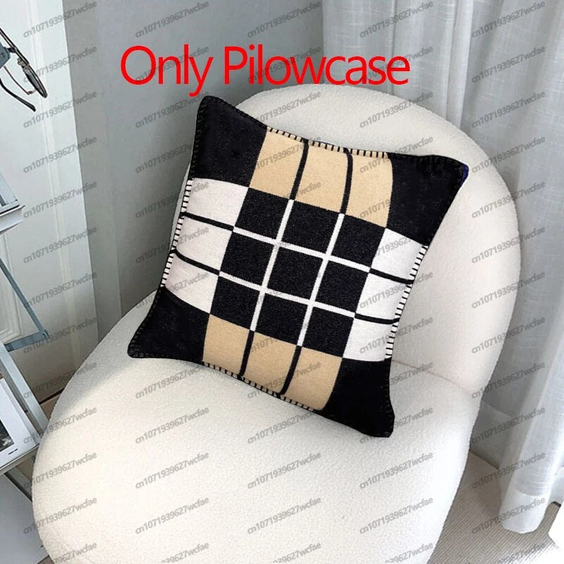 Winter Warm Blankets for Beds Sofa Plaid H Blanket Brand Designer Blanket Fleece Knitted Nap Throw Blanket Soft Wool Scarf Shawl