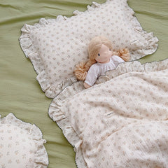 Baby Pillowcase Floral Print Cotton Muslin Newborn Pillow Case Pillow Cover for Baby 30x50cm 48x74cm