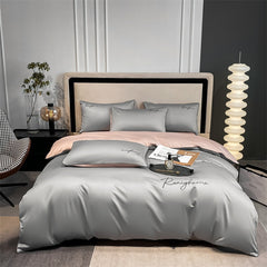 Luxury 60's Long Pile 100% Cotton Duvet Cover Set Embroidered Fall Winter Quilt Cover Solid Egyptian Cotton 2pcs pillowcases