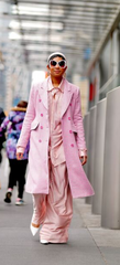 Houndstooth Peak Lapel Coat