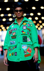 Playful Patches Denim Jacket