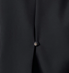 Button Back Split Suit