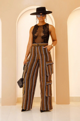 Chibuzo Aso Oke Cargo Pant