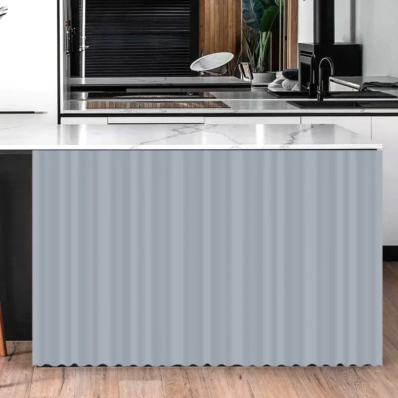 Kitchen Cabinet Curtain Dustproof Cupboard Wardrobe Cover Self-Adhesive Short Curtains Cabinet Bookcases Cortina Rideaux