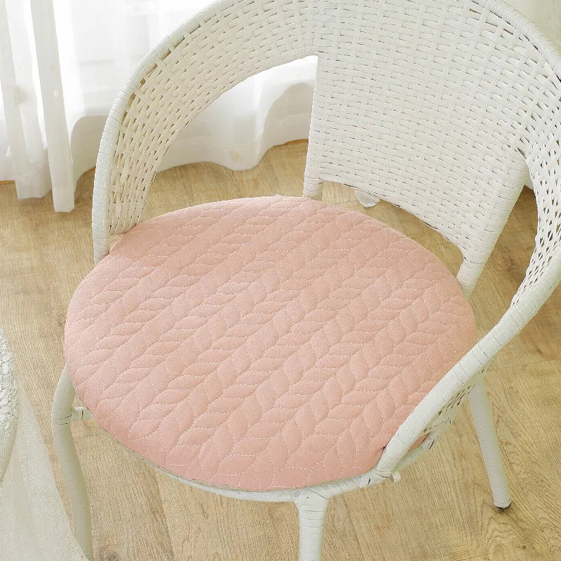 Anti-slip Plaid Thick Car Cushion Cotton Chair Seat Yoga Cushions Meditation Floor Round Pillow  Home Textile All Season
