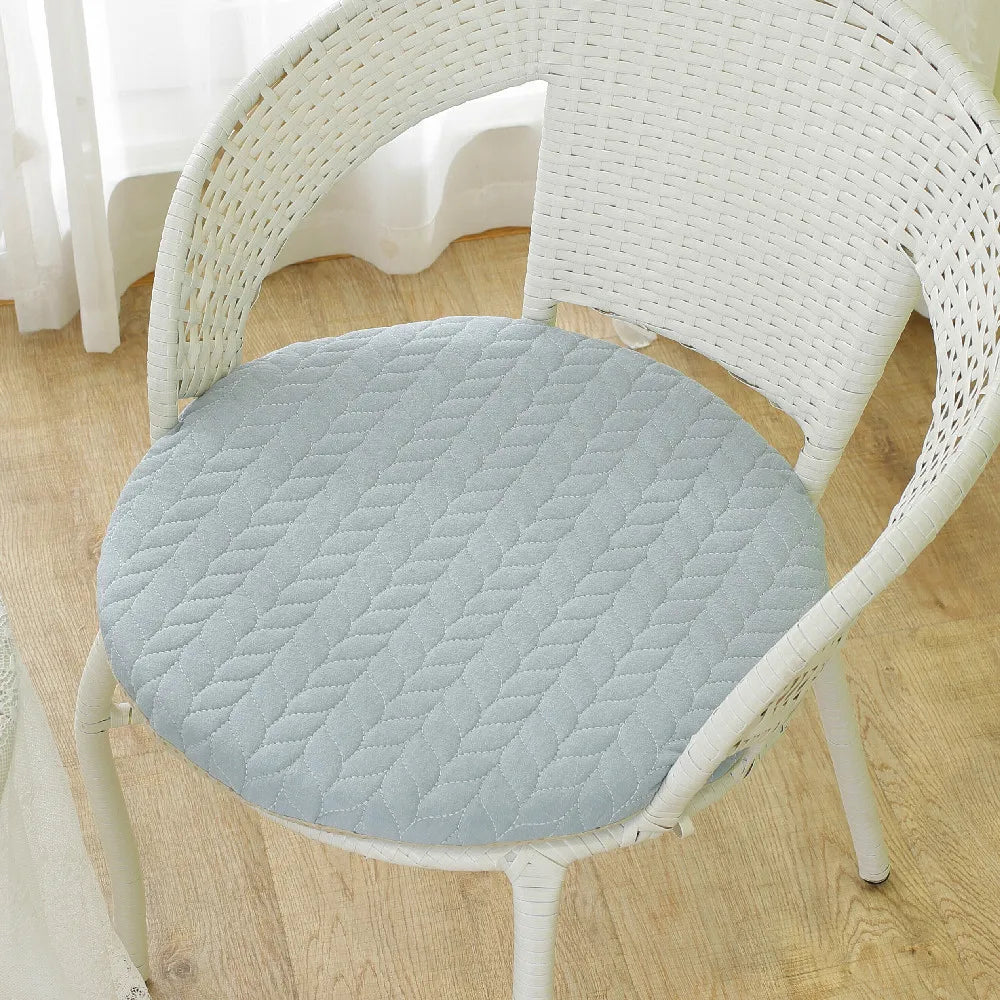 Anti-slip Plaid Thick Car Cushion Cotton Chair Seat Yoga Cushions Meditation Floor Round Pillow  Home Textile All Season