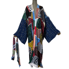 Chic Abstract Kimono Cardigan - WINI