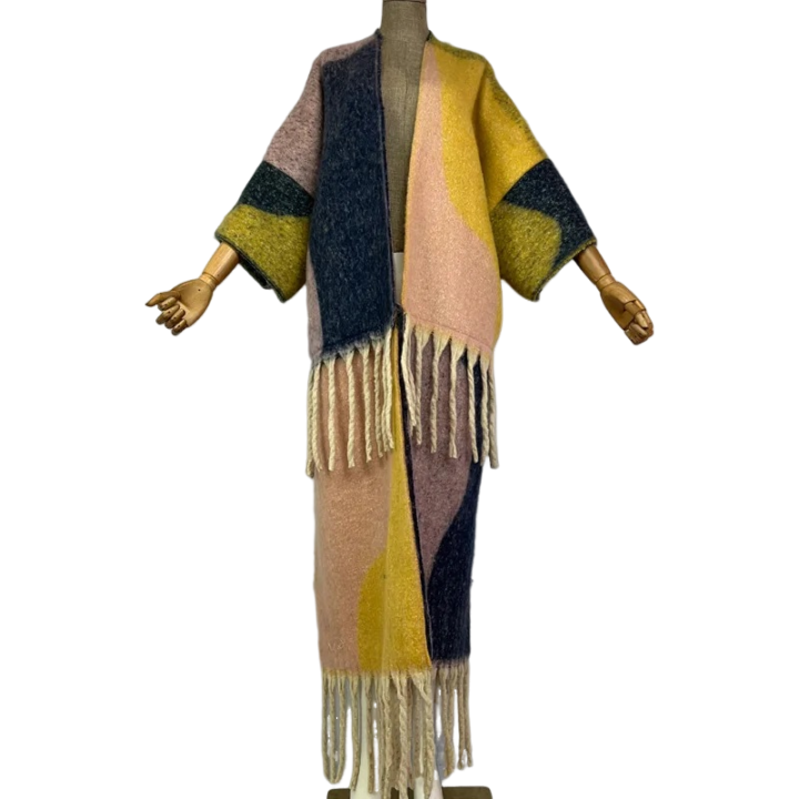 Premium Tassel Long Cardigan - WINI