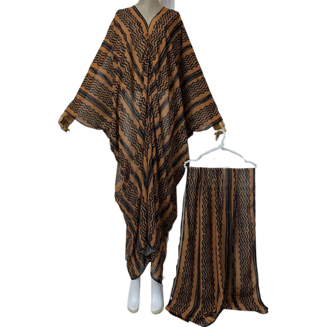 Elegant Kimono Cardigan with Scarf - WINI