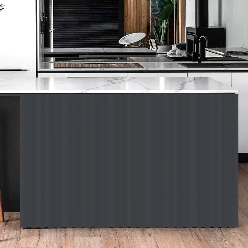 Kitchen Cabinet Curtain Dustproof Cupboard Wardrobe Cover Self-Adhesive Short Curtains Cabinet Bookcases Cortina Rideaux