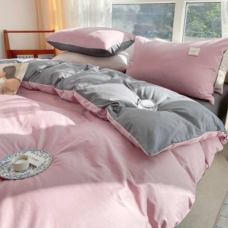 1pc 100%Cotton Duvet Cover Plaid Comforter Covers funda nordica cama 150 Single/Queen/King Quilt Cover(no pillowcase)