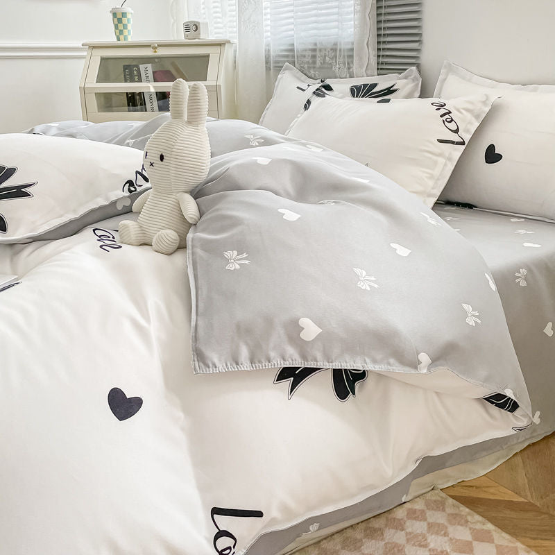 Bedclothes Bedding Set Duvet Cover Comforter Sets Bed Sheet Set Bedsheets Set with Pillow...220x240 Double Bed Spread Euro Linen
