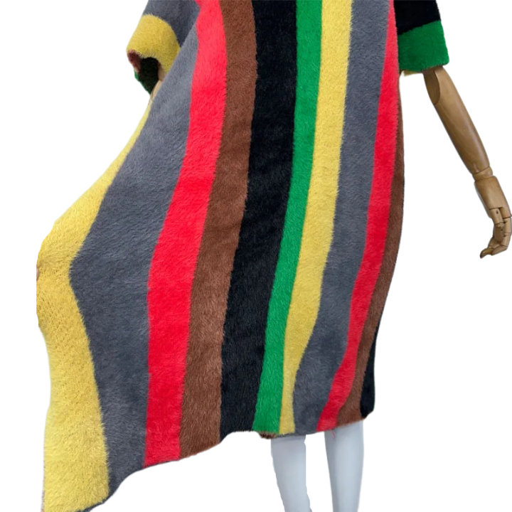 Vibrant Knitted Kaftan Dress - WINI