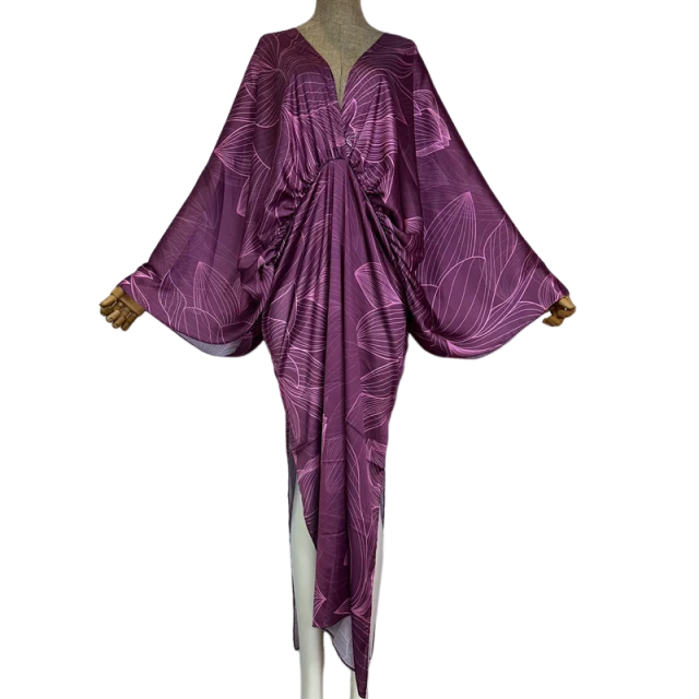 Cozy Chic Silk Kaftan Dress - WINI