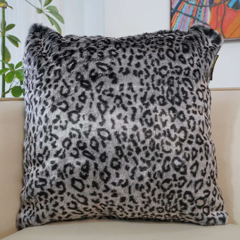 Luxury Tiger Leopard Skin Print Cushion Covers Polyester Bedding Sofa Throw Pillow Case for Car Pillowcase Home Decoration