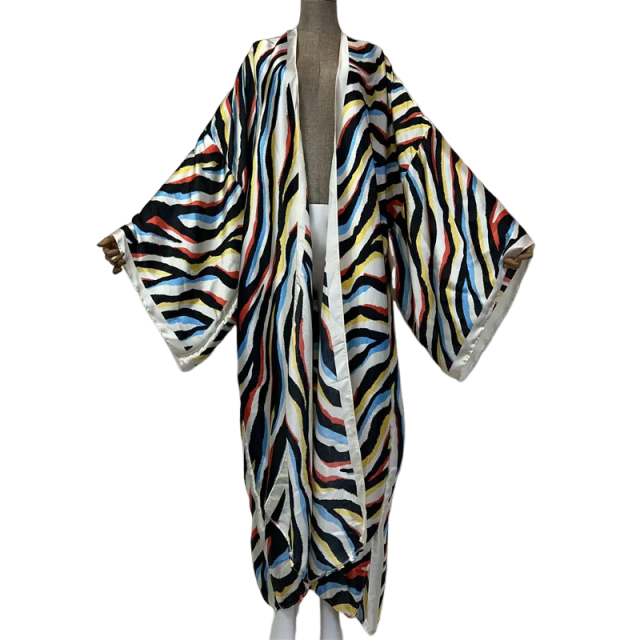 Vibrant Elegant Kimono Cardigan - WINI