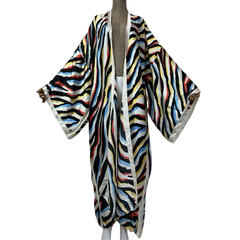 Vibrant Elegant Kimono Cardigan - WINI