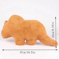 Dino Chicken Nugget Plush Pillow Stegosaurus Brontosauru Tyran Rex Pterodactyl Triceratops Dinosaur Stuffed Animal Plush For Kid