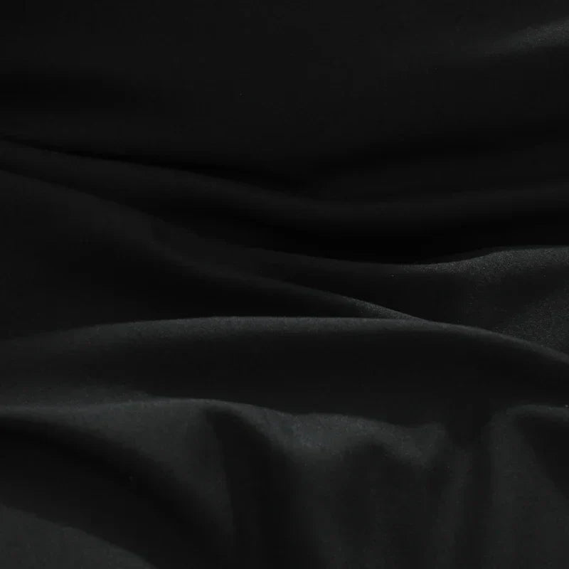Black Color Bedding Set For Adults Simple Style Double Bed Sheet Sets Single/Queen/king Bed Cover Full Set Plain Bedding