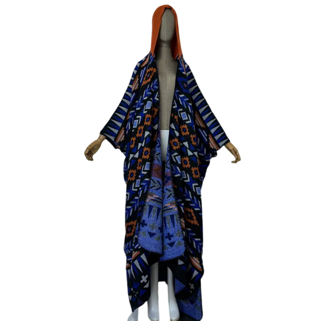 Cozy Bohemian Hooded Cardigan - WINI