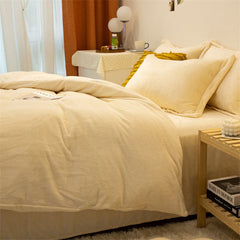 Winter Warm Duvet Cover Queen Size Bed Coral Fleece Quilt Cover King Size Bed Flannel Comforter Case Flannel Blanket Bedding