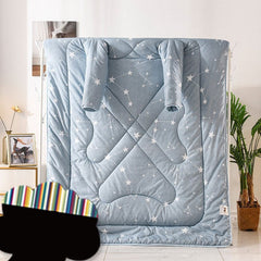 new winter warm Lazy quilt with Sleeves Mechanical Wash office Nap Covered Blanket lovely cartoon print Wearable quilted quilts