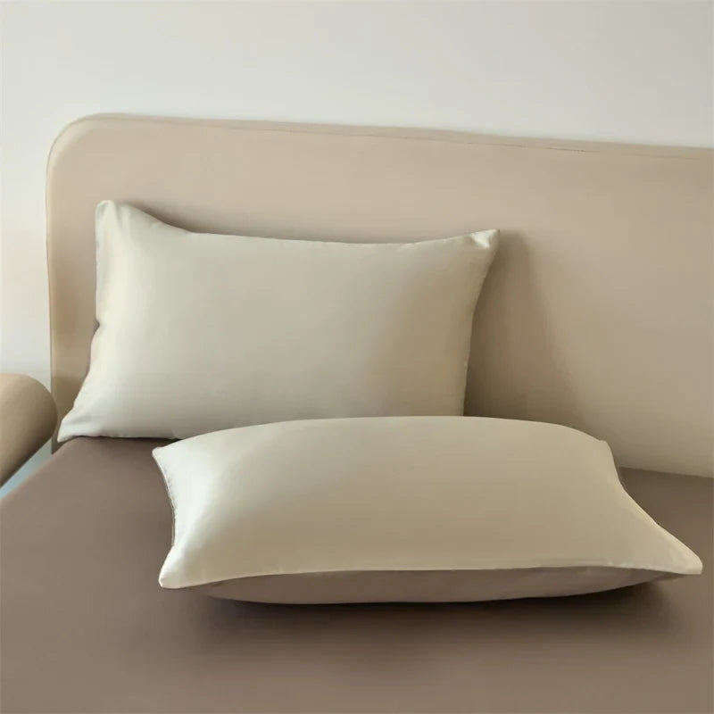 100s Lyocell Silkly Bedding Sets Summer Bed Linens Ru Europe Queen King Single Size Pillowcase Sheet Duvet Cover