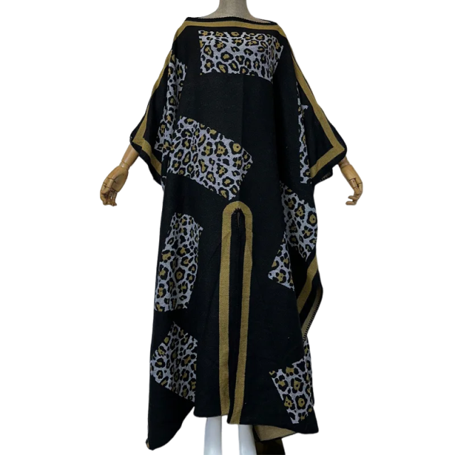 Elegant Winter Long Cloak Kaftan - WINI