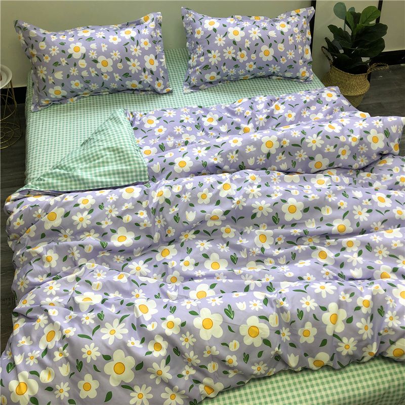 Luxury Nordic Covers for Bed...bed Sky Girl Room Duvet Cover 150*200 Bedclothes Bedding Set Duvet Cover Comforter Sets Bed Sheet