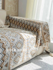 Nordic Knitted Blanket Bohemian Thin Quilt Bedspread Decor Home Hotel Throw Blankets For Bed Airplane Travel