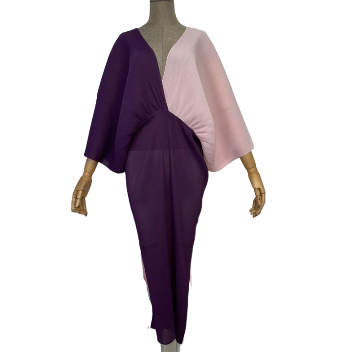Chic Two tone Kaftan Dress - WINI