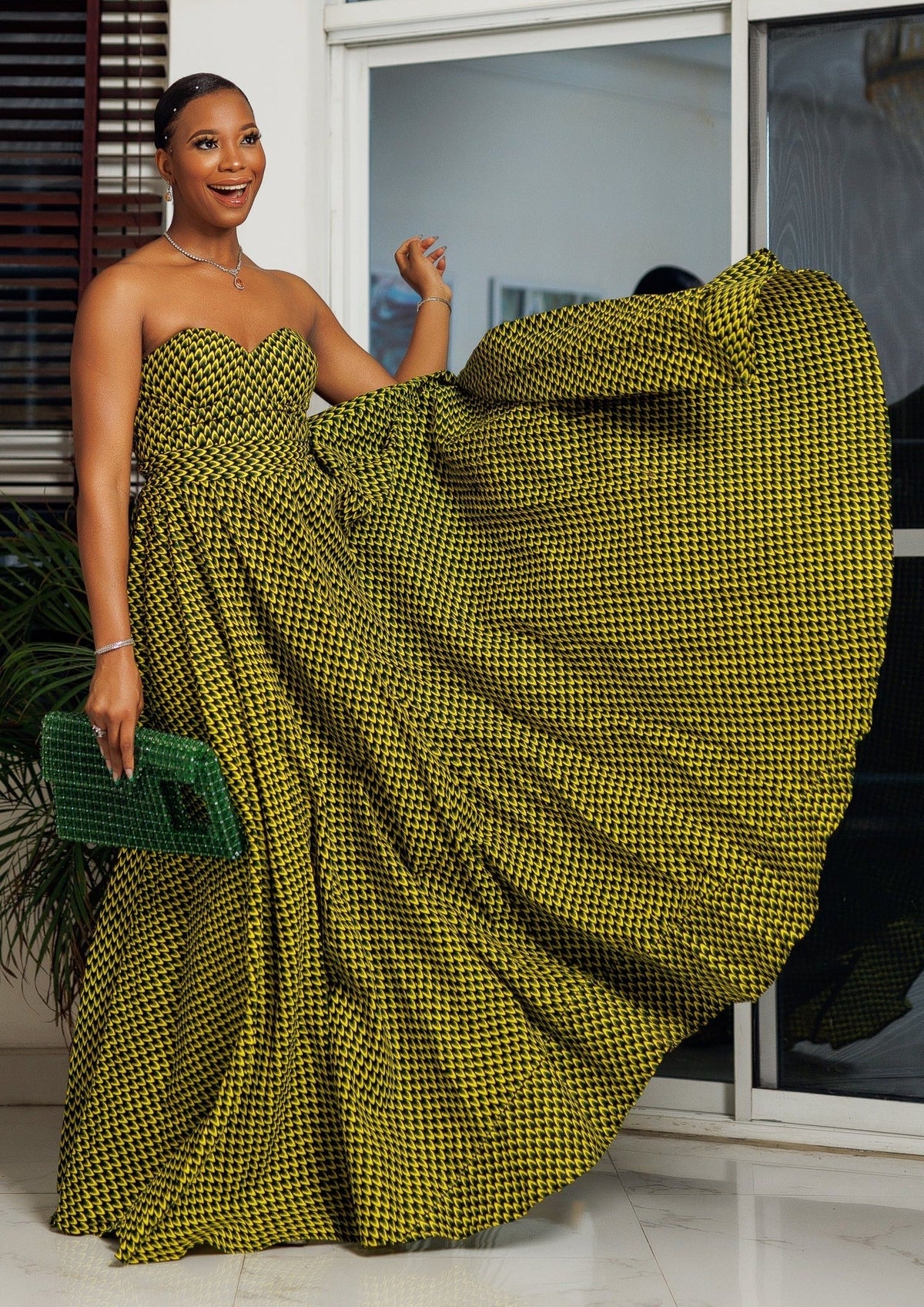 Ukpo Strapless Dress