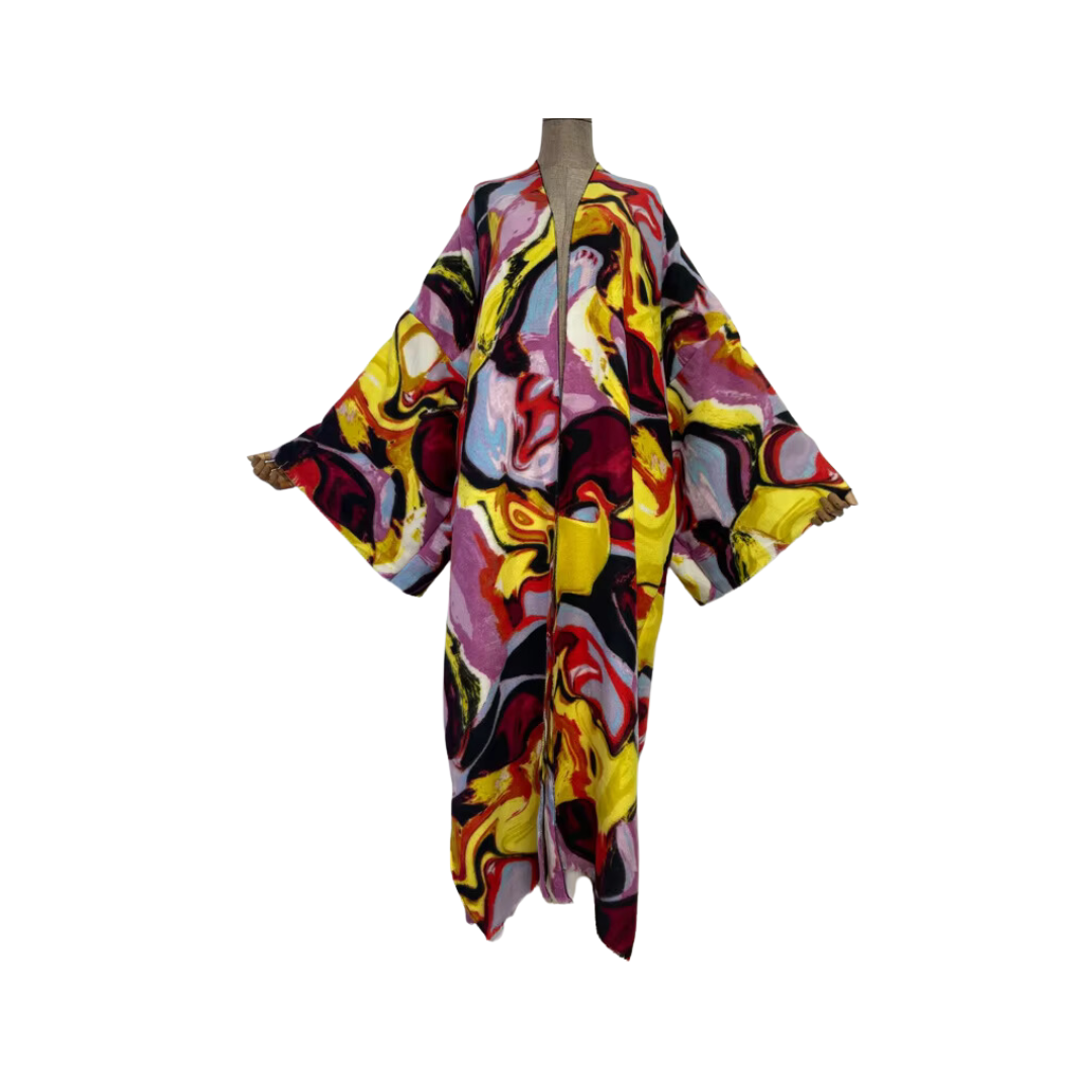 Abstract Kimono Cardigan - WINI