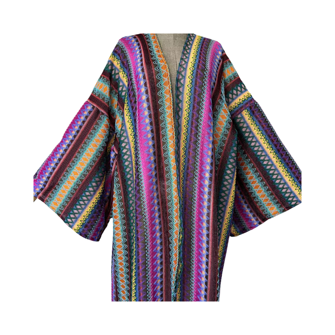 Warm  Ethnic Style Kimono Cardigan - WINI