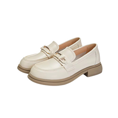 Casual Shallow Mouth Thick Heel Loafers
