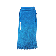 Tassel Sleeveless Top + Bandage Tassel Skirt