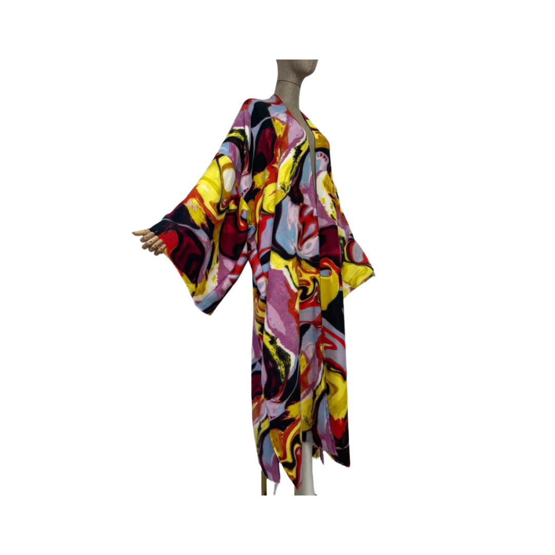 Abstract Kimono Cardigan - WINI